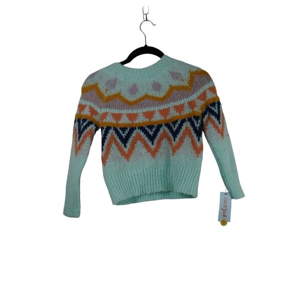 NWT Cat & Jack fluffy sweater pullover Size S‎ - Picture 1 of 5